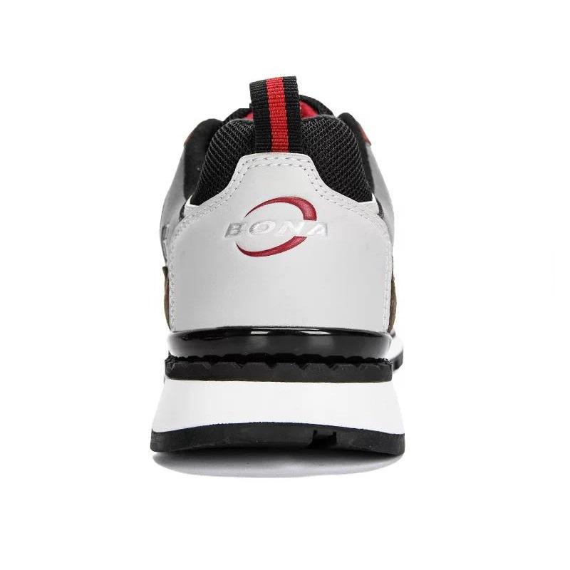 Кросівки чоловічі Bona замша/текстиль/шкіра р. 42 Білий/Сірий/Коричневий (6803245) - фото 2 Кросівки чоловічі Bona замша/текстиль/шкіра р. 42 Білий/Сірий/Коричневий (6803245) - фото 2