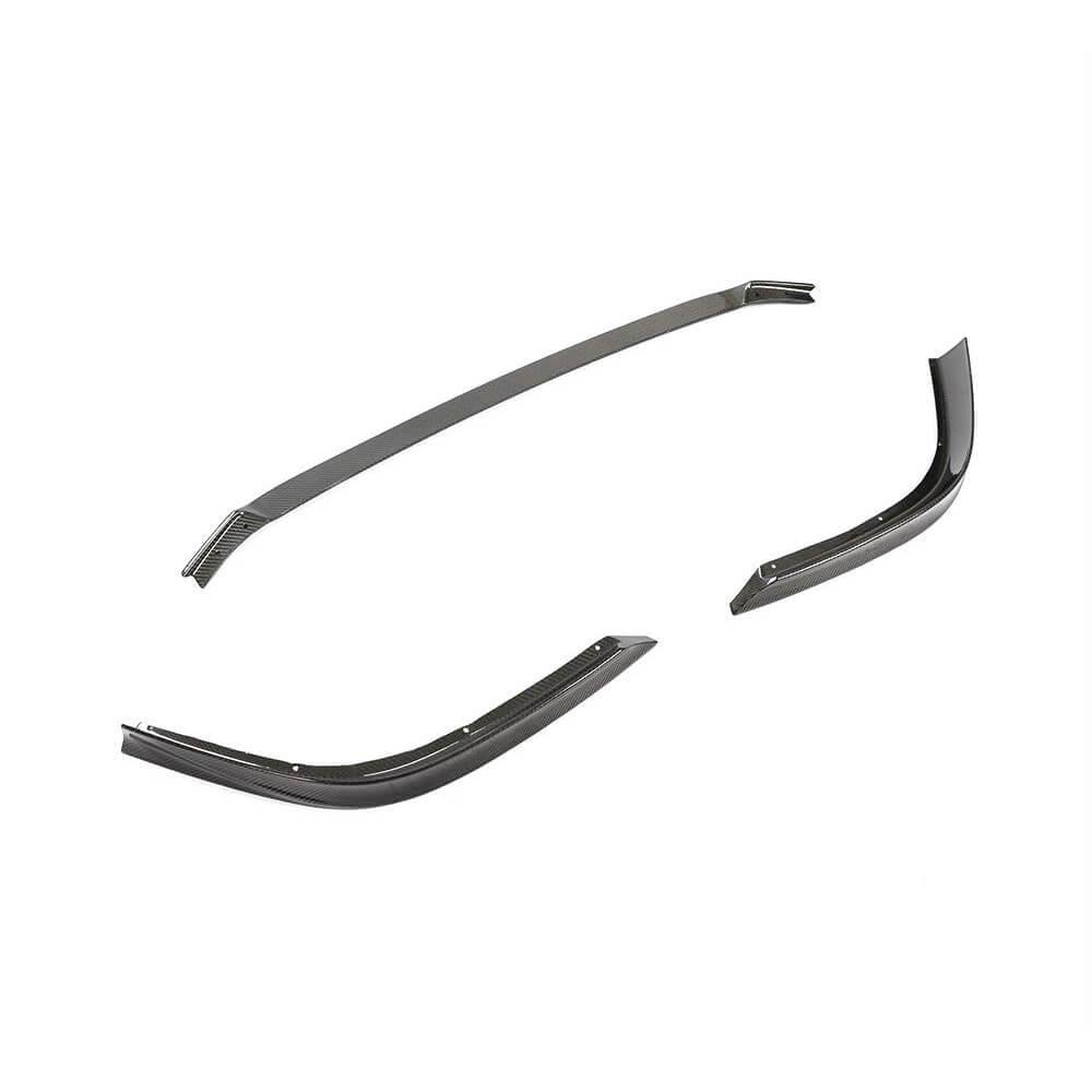 Накладка на передний бампер Lip DDCarbon для Base/F-Sport 2018-2020/Lexus ES 2018- карбон (150735)