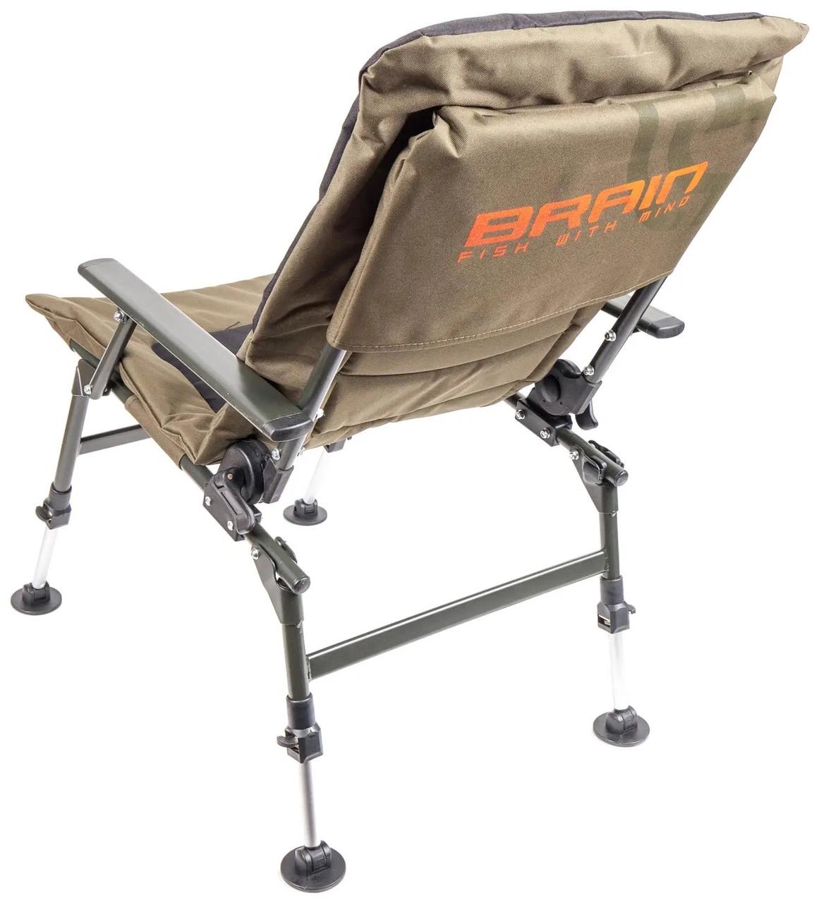 Крісло туристичне для риболовлі Brain Eco Recliner Armchair HYC032AL-LOW-III Sand (2577437276) - фото 2