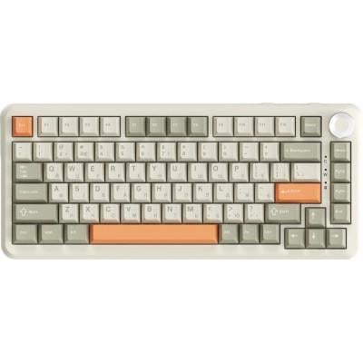 Клавиатура Ajazz AK820 MAX Flying Fish Switch RGB Bluetooth/USB Beige (AK820MAX-FF-R)
