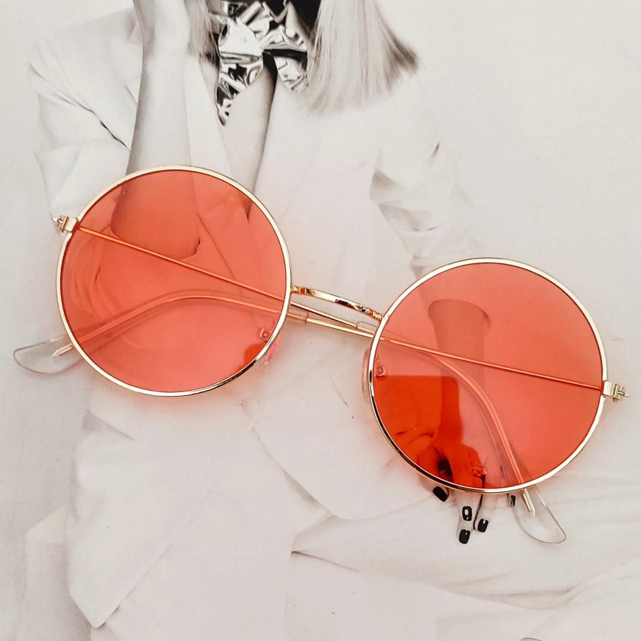 Очки круглые тишейды Красный