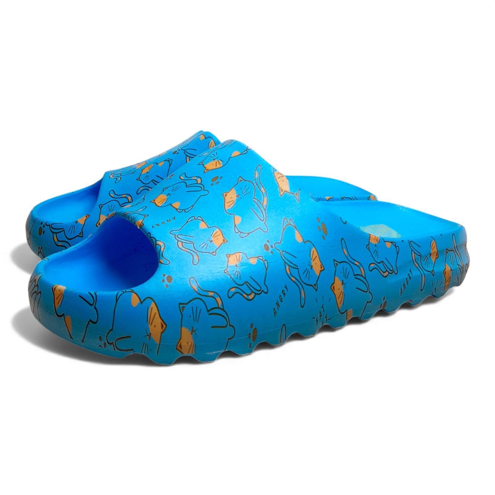 Шльопанці жіночі Luck Line із принтом р. 36 22,5 см Блакитний (2835023165) - фото 1