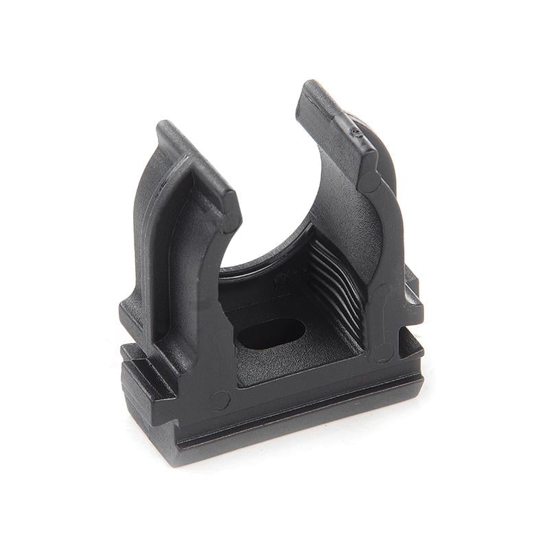 Кліпса для гофри Apro під монтажний пістолет 20 мм 50 шт. Чорний (KG-20BP)