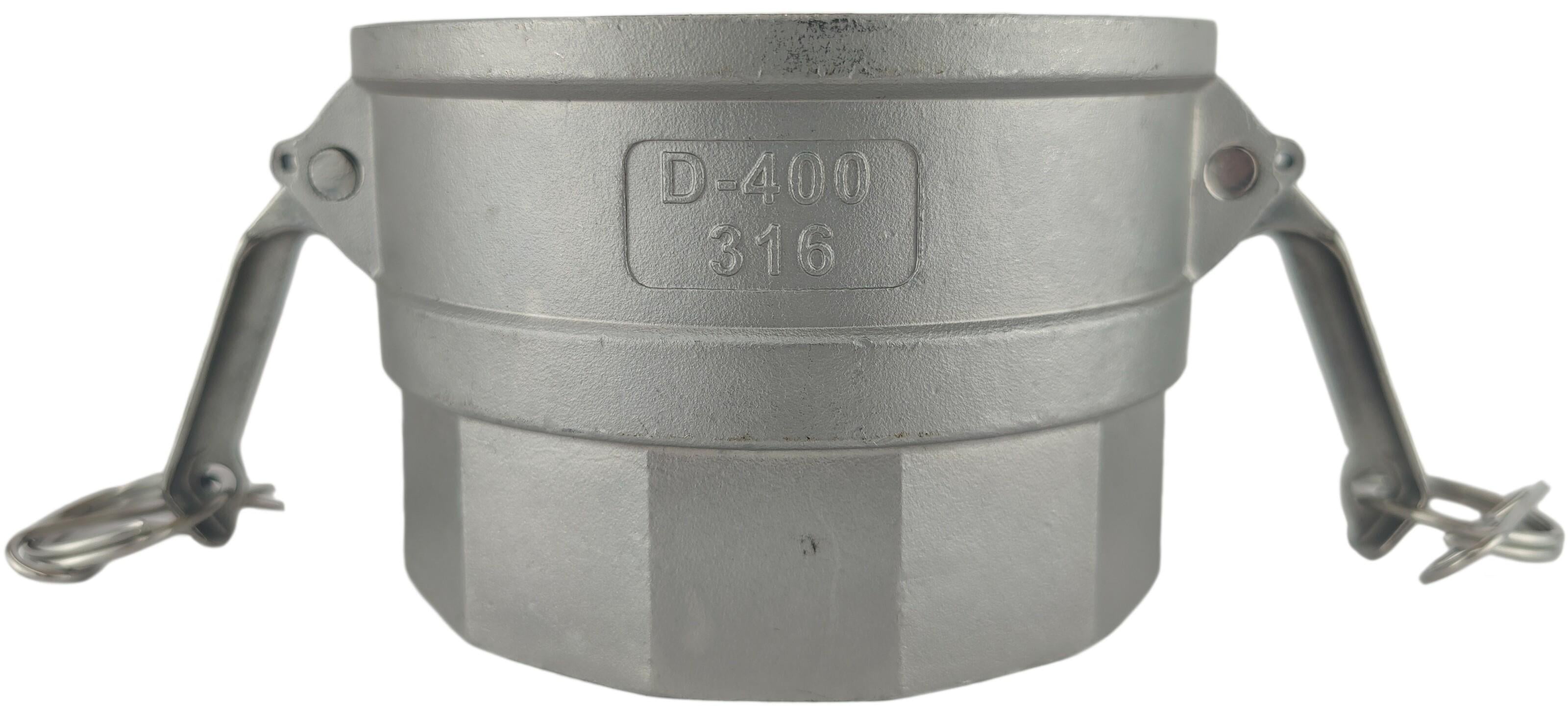 Муфта camlock тип D с внутренней резьбой BSPP ШРЗ нержавеющая сталь D-400 4" (50232064)