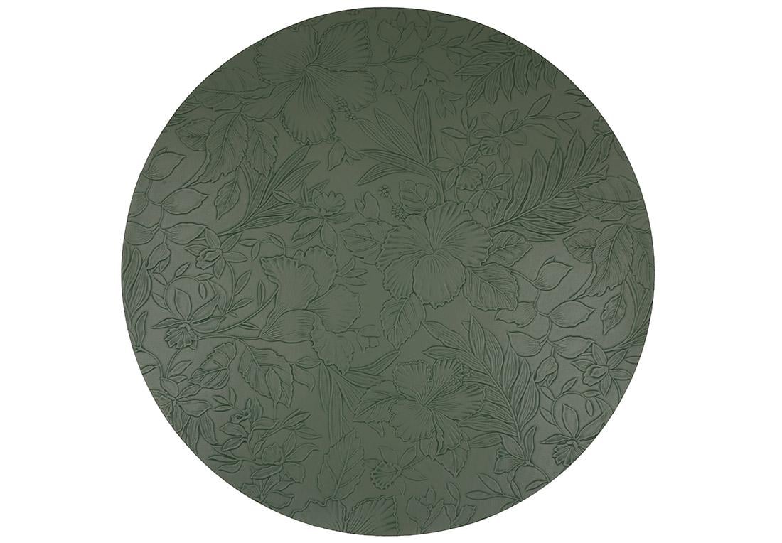 Набір сервірувальних серветок 3 шт. з екошкіри і тисненням (445-220)