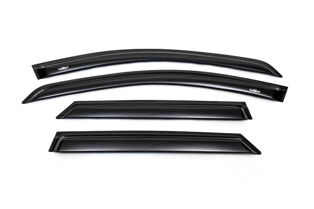 Ветровики HIC для Mercedes ML W164 поликарбонат Черный