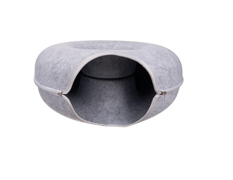 Лежак для кота пончик 50 см - фото 6