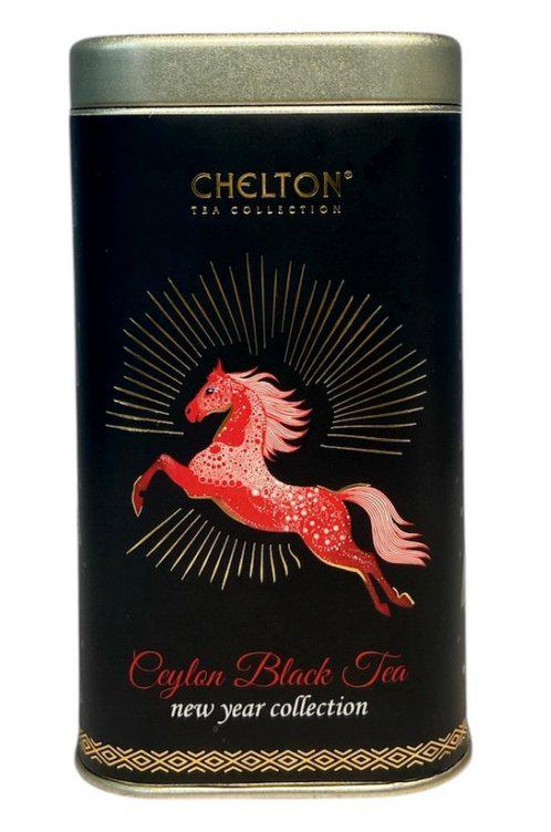 Чай черный Chelton Огненный Конь цейлонский байховый OPA в металлической банке 100 г (60717)