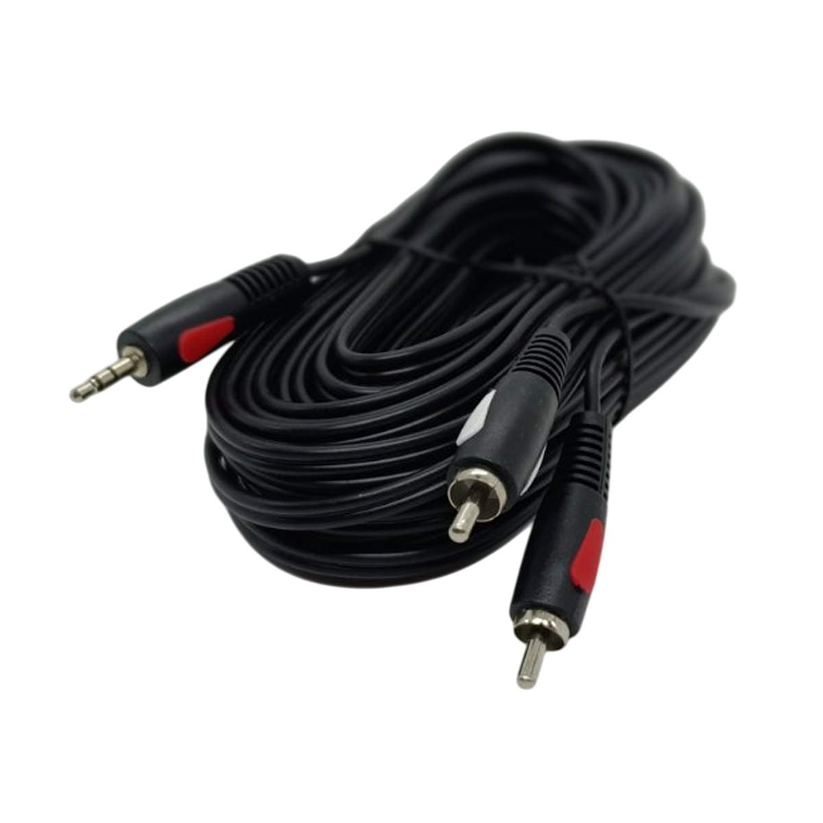 Кабель Cabletech Eco-line jack 3,5 2RCA Cable Audio 5 м Black (KPO4004-5.0)