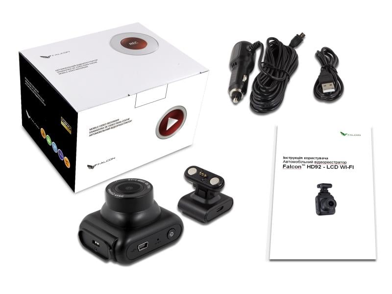 Видеорегистратор Falcon HD92-LCD Wi-Fi - фото 5