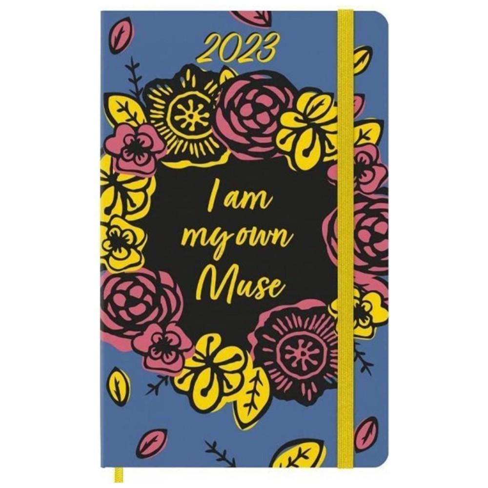 Еженедельник Moleskine Frida Kahlo 2023 средний Синий (DFK12WN3CY23)