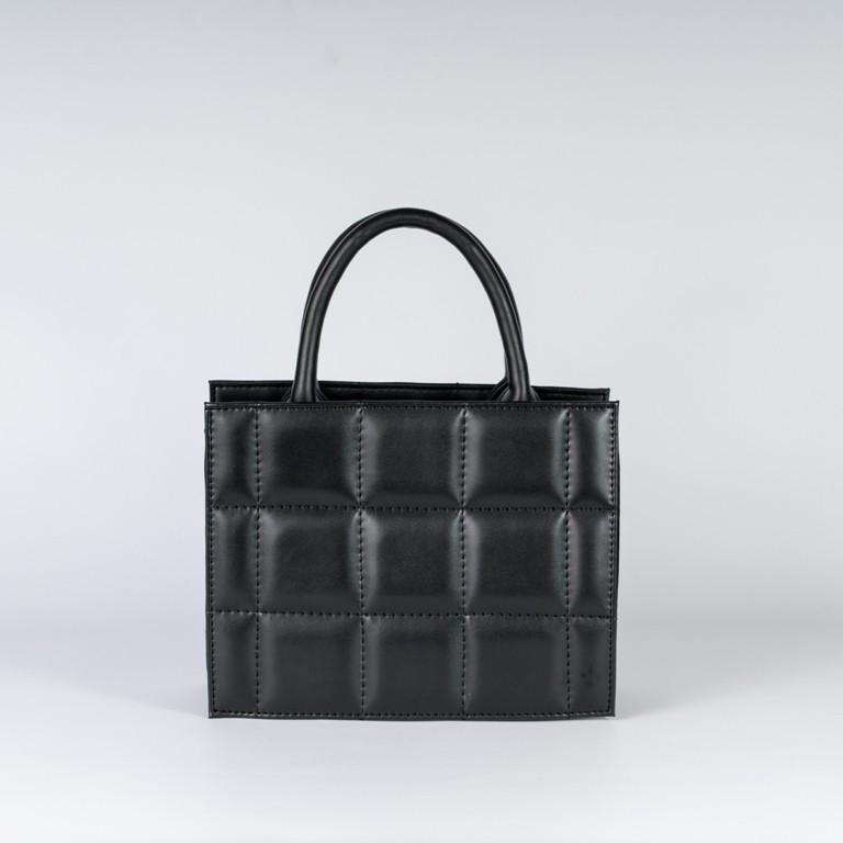 Сумка женская XENIA № 60-21 каркасная из глаткой экокожи Черный - фото 3 Сумка женская XENIA № 60-21 каркасная из глаткой экокожи Черный - фото 3