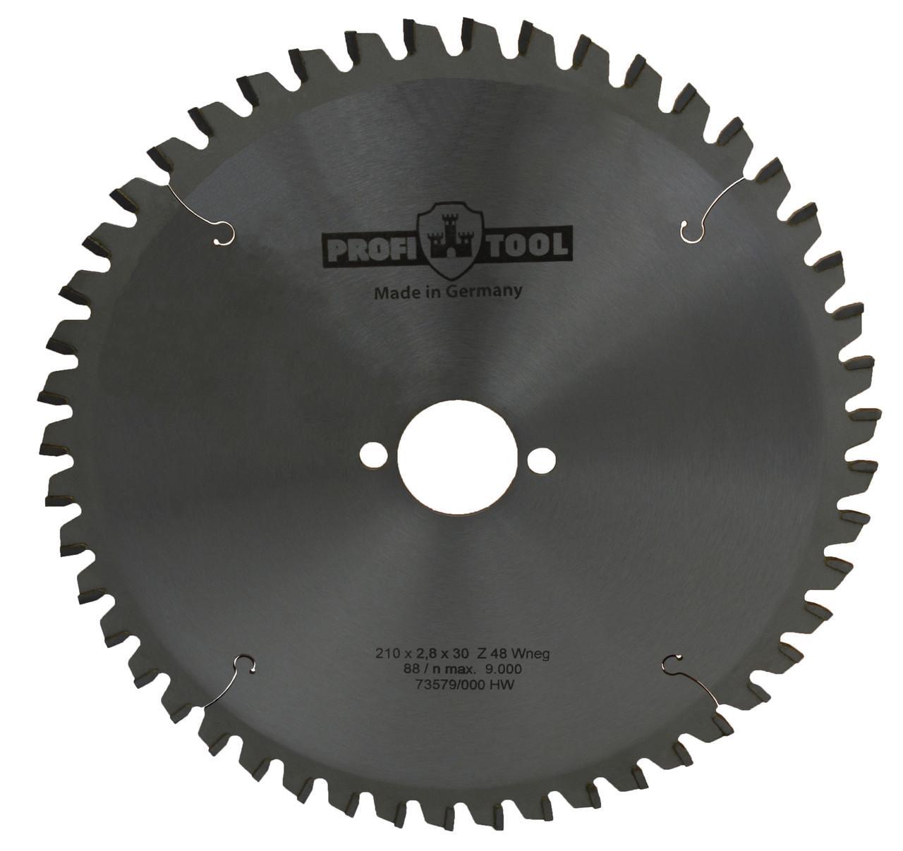 Диск пиляльний PROFITOOL Z 48 Wneg 210х2,8х1,8х30 мм (2121008)