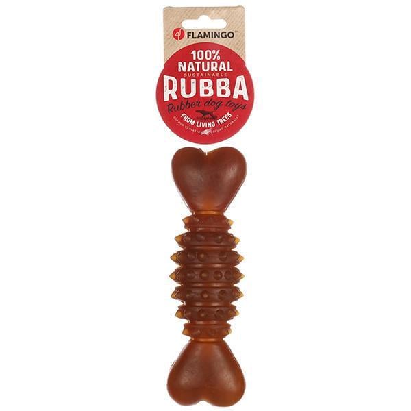 Игрушка для собак Flamingo Rubba Bone с шипами с пищалкой