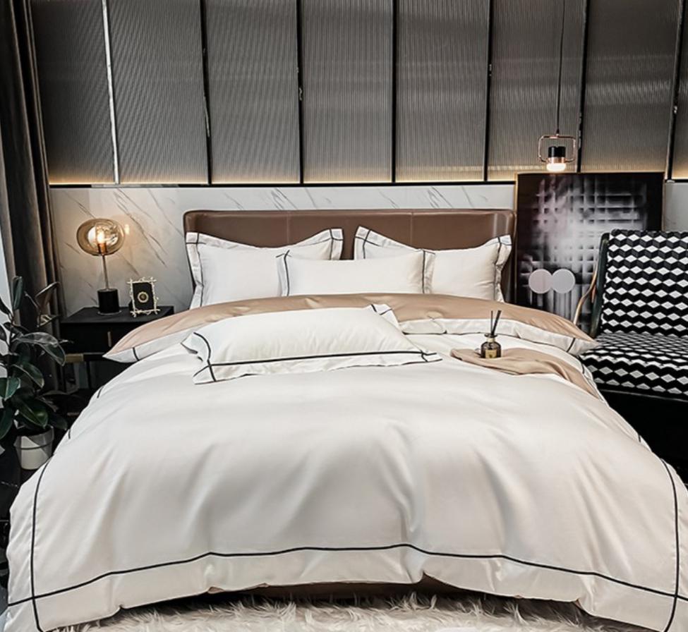 Комплект постільної білизни Charmeuse Home Simple 200х230 см/50х70 см (0014) - фото 1 Комплект постільної білизни Charmeuse Home Simple 200х230 см/50х70 см (0014) - фото 1