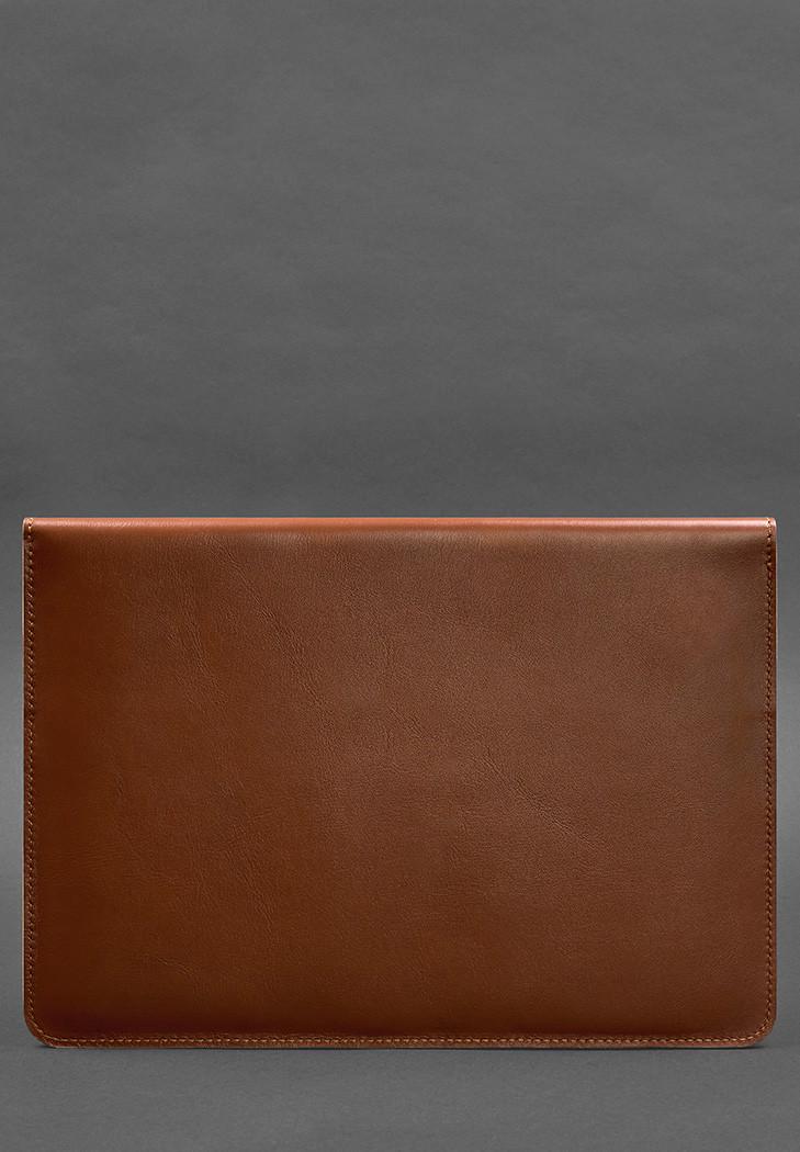 Чехол кожаный-конверт на магнитах для ноутбука универсальный Светло-коричневый (A-028002) - фото 5 Чехол кожаный-конверт на магнитах для ноутбука универсальный Светло-коричневый (A-028002) - фото 5