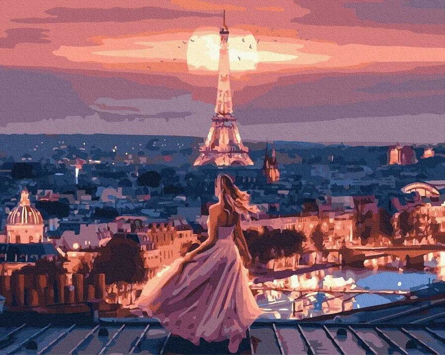 Картина по номерам На крыше в Париже (GX39669)