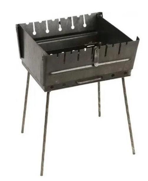 Мангал-валіза 3 мм на 6 шампурів (AWN-00142)