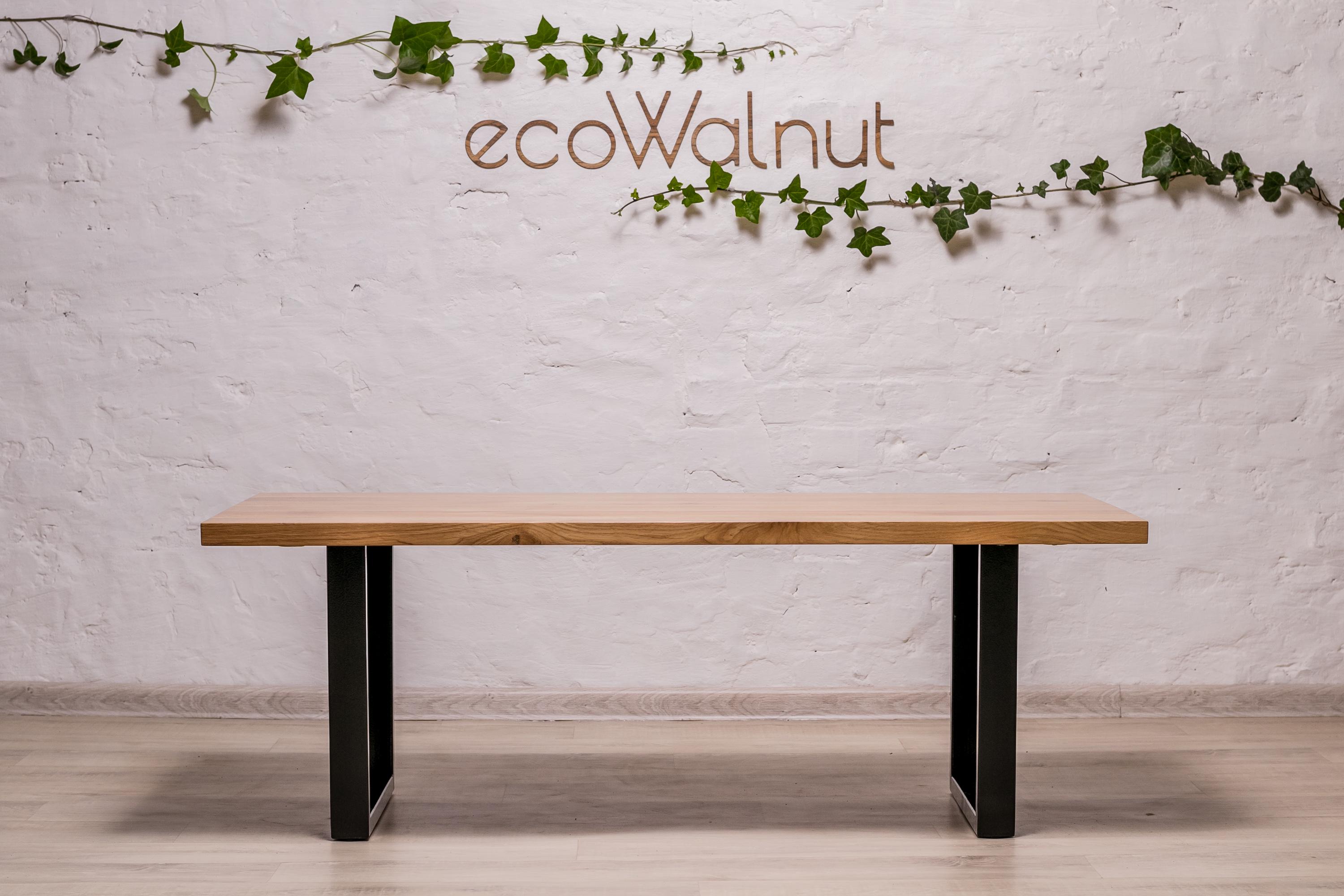 Стол журнальный/кофейный EcoWalnut с прямоугольными краями L (Дуб EF-3.5) - фото 8