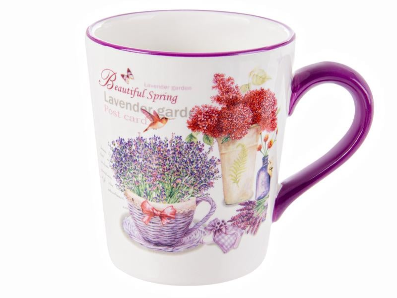 Чашка керамическая Lefard Лаванда 320 мл (858-0094)