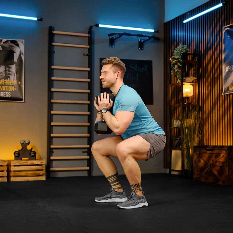 Гантеля шестигранная прорезиненная TREX Sport TX-200RD 20 кг (5193) - фото 12