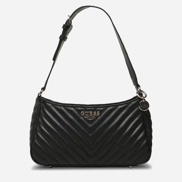 Сумка крос-боді жіноча GUESS KEILLAH SHOULDER BAG HWQG8690180-BLA Чорний (800070292873)
