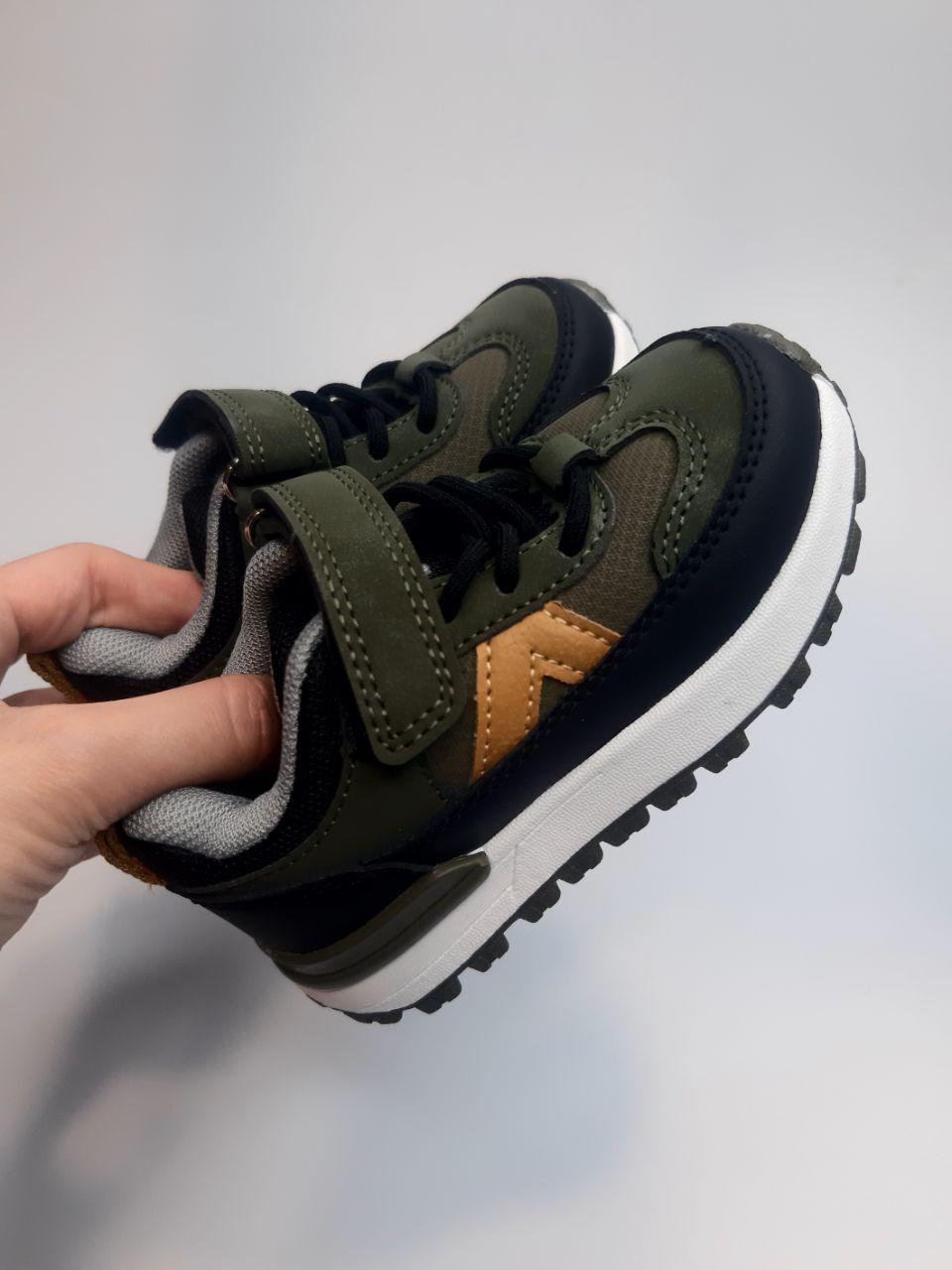 Кроссовки для мальчика Clibee р. 23 14,5 см Зеленый (506-4) - фото 2 Кроссовки для мальчика Clibee р. 23 14,5 см Зеленый (506-4) - фото 2