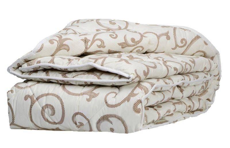 Одеяло евро из овечьей шерсти Лери Макс Gold Вензель штрих (20666)