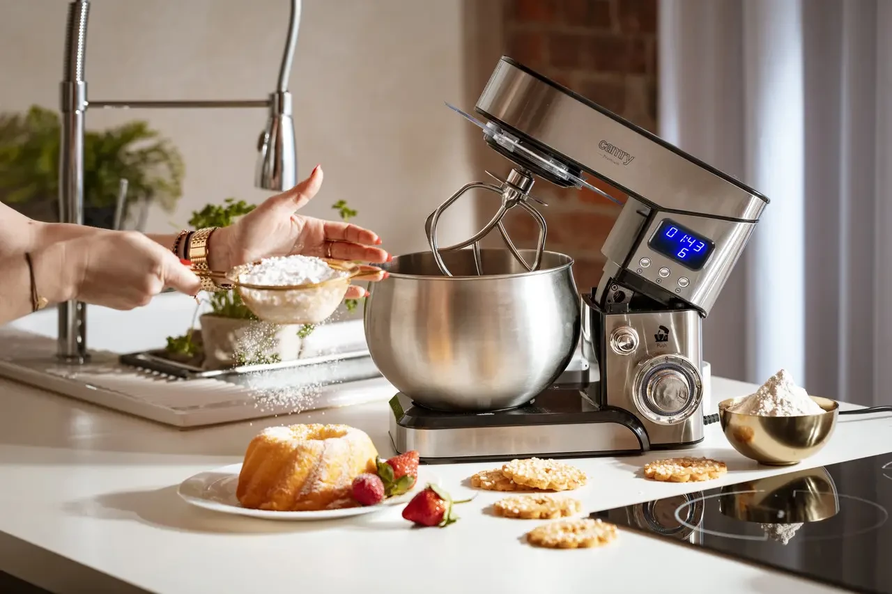 Миксер-тестомес Camry CR 4223 с LCD 5 л - фото 6 Миксер-тестомес Camry CR 4223 с LCD 5 л - фото 6