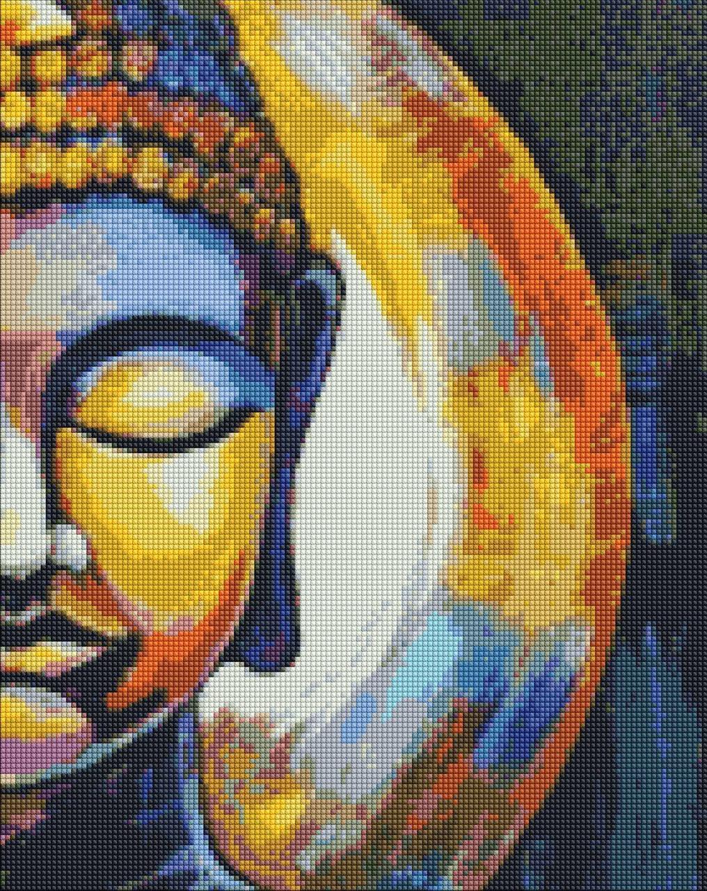 Алмазная мозаика Ideyka Будда 40х50 см (2987255174)