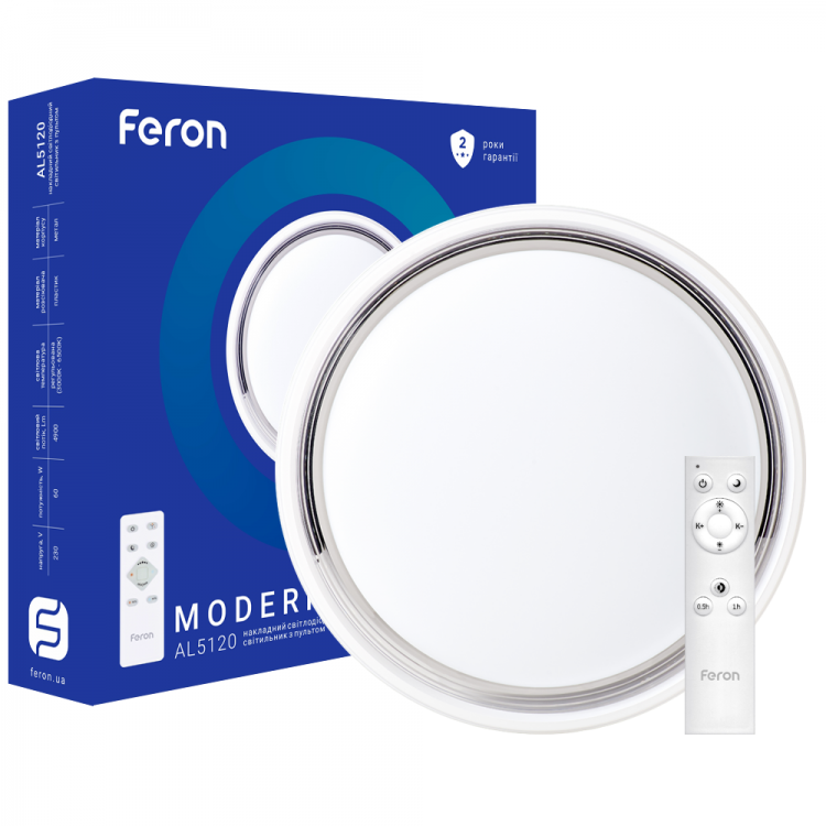 Світильник світлодіодний Feron AL5120 MODERN 60 Вт 3000-6500К (29735)