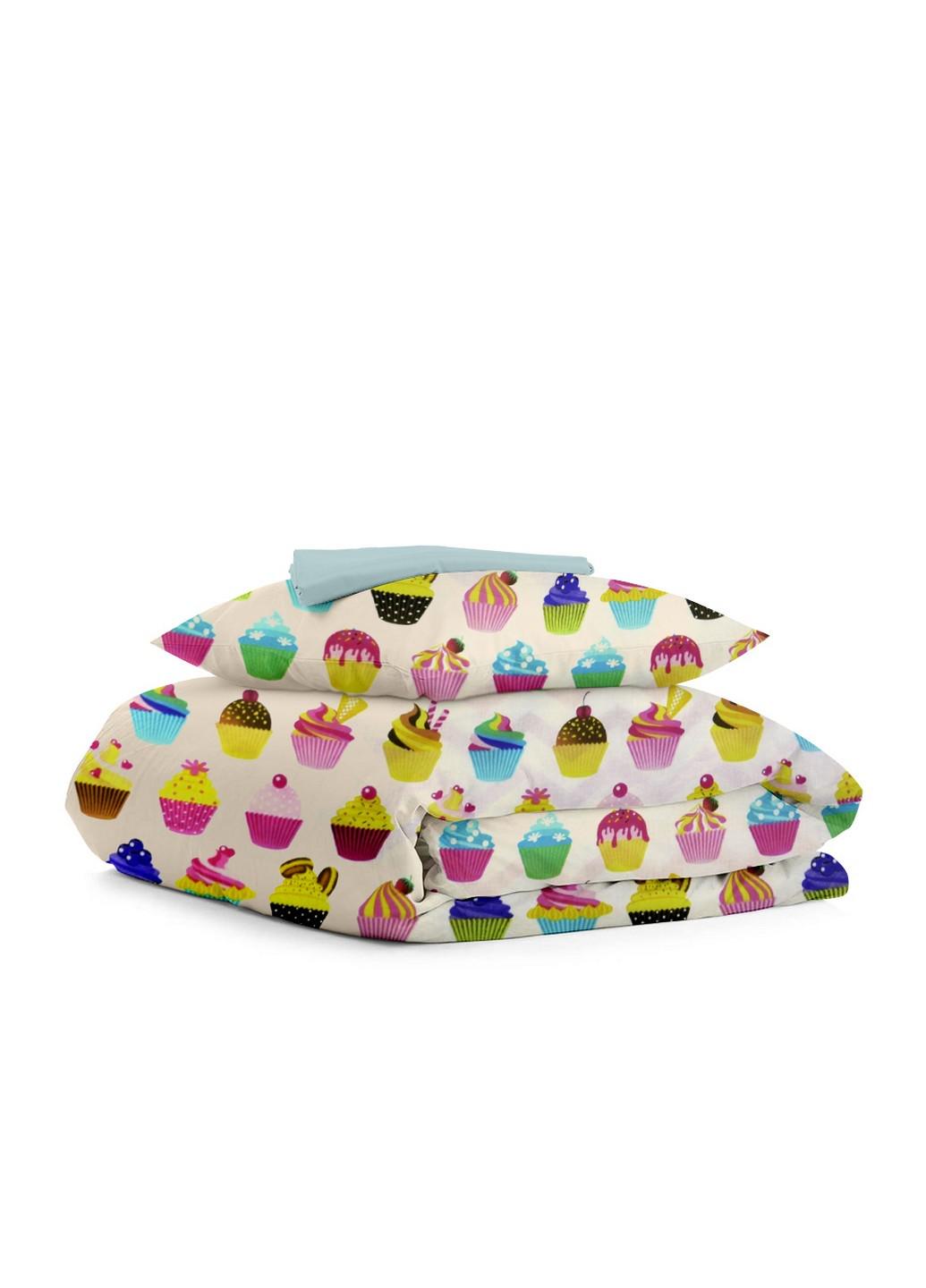 Подростковое постельное бельё Cakes Dots Blue