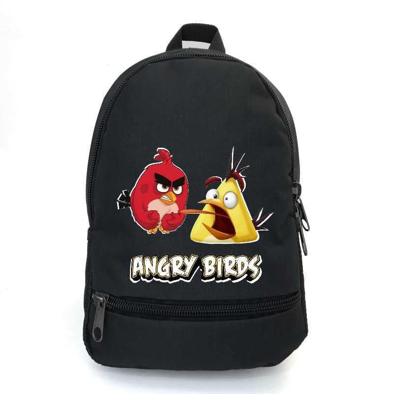 Школьный рюкзак подростковый Cappuccino Toys с принтом Angry Birds ANG-005 12,5 л Черный (2133990330)