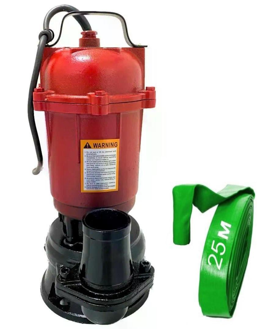 Насос дренажно-фекальный с измельчителем Wisla HDR 1 1,1 кВт для грязной воды/фекалий/сливных ям без поплавка шланг 25 м (31946876)