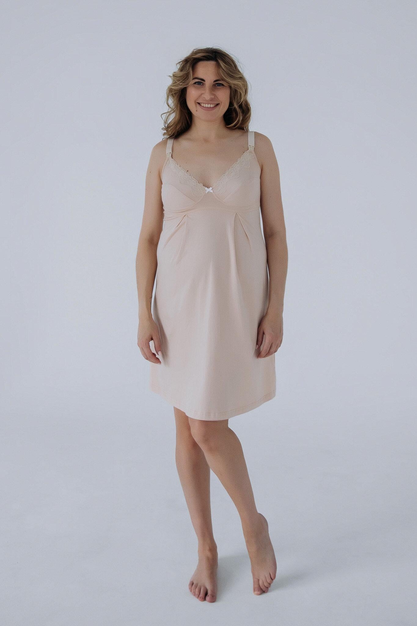 Рубашка ночная для кормления Soft&Lace M Frappe (144188)