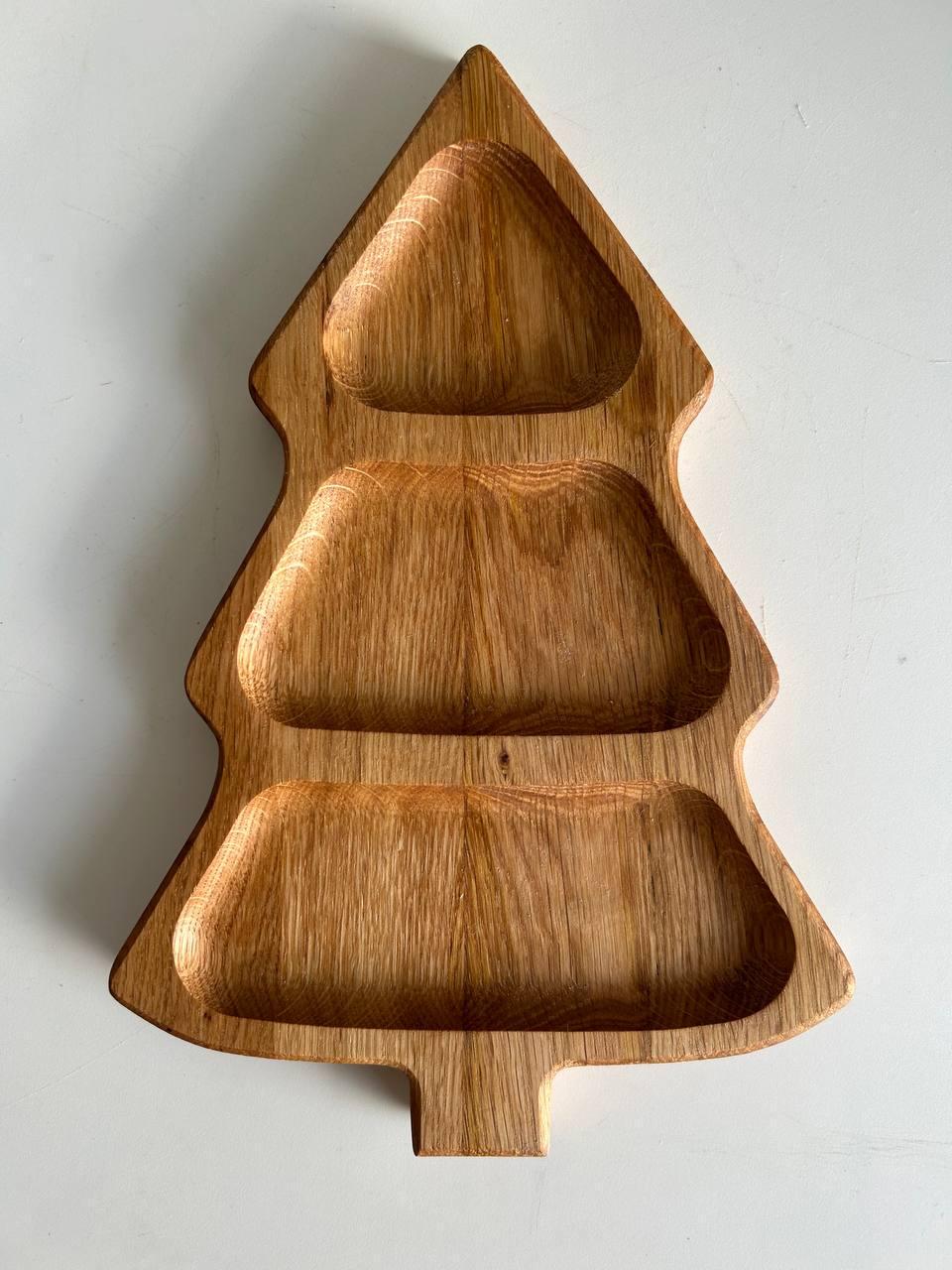 Менажница дубова Елка 29x22 см (2006344579)