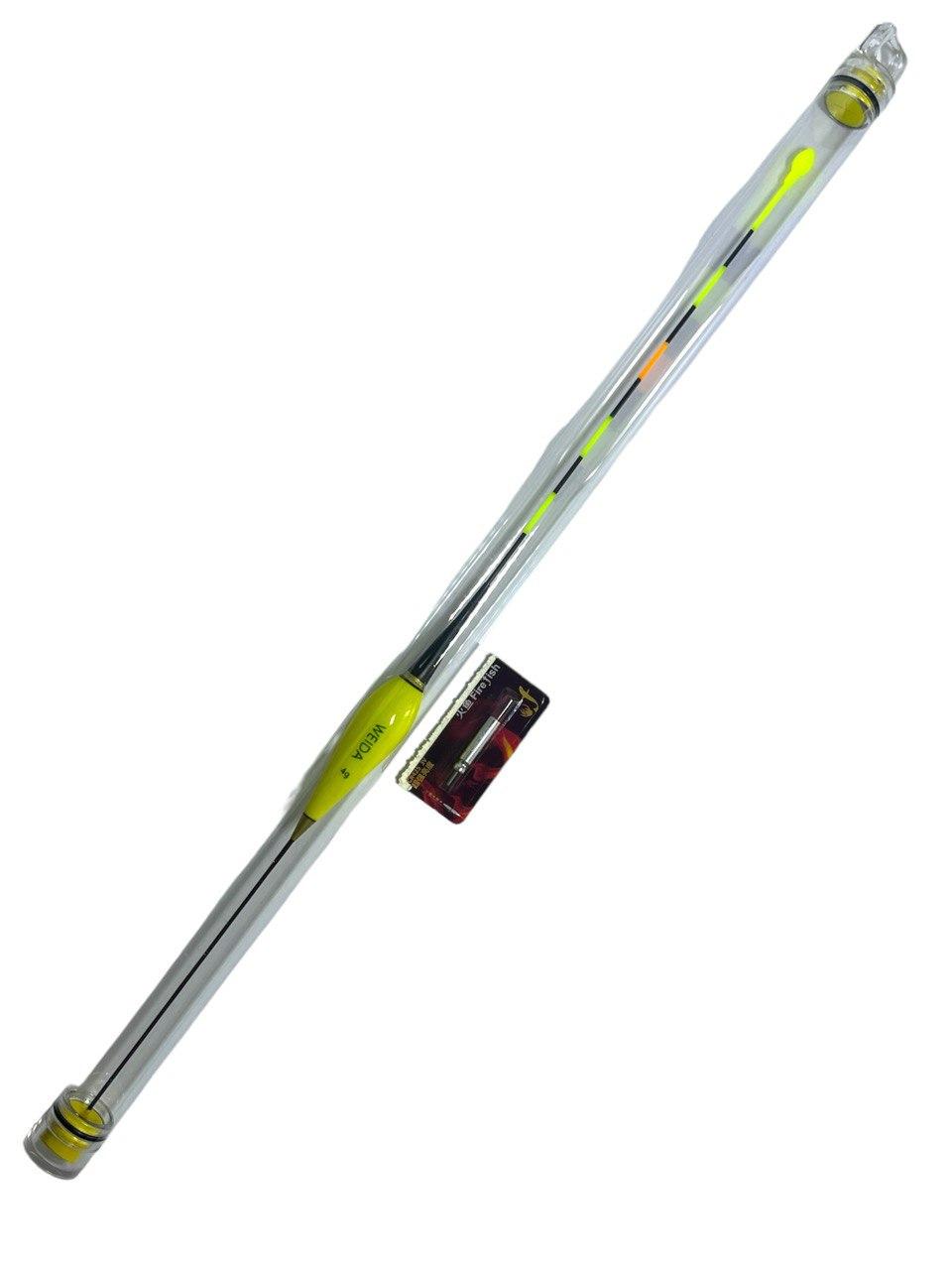 Поплавець розумний LED Weida 4 г для нічної риболовлі з індикатором Жовтий (2287167538) - фото 3 Поплавець розумний LED Weida 4 г для нічної риболовлі з індикатором Жовтий (2287167538) - фото 3