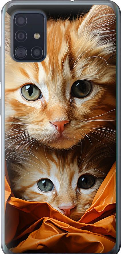 Чехол на Samsung Galaxy A51 2020 A515F Котики 2 (5664u-1827-42517)