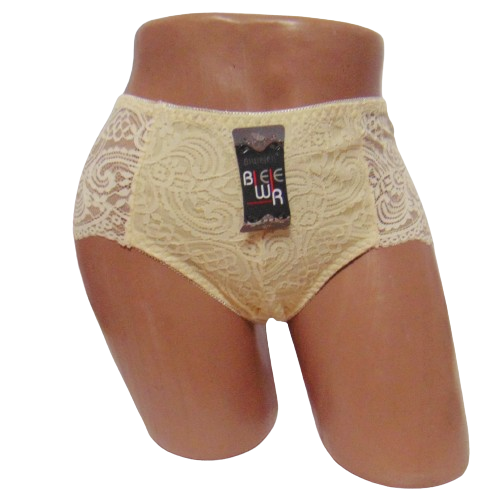 Трусы кружевные Biweier 5016 2XL Бежевый