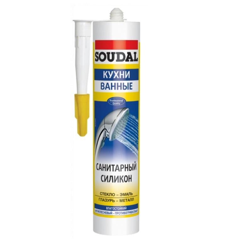 Герметик силиконовый SOUDAL 280 мл Прозрачный (99900372)