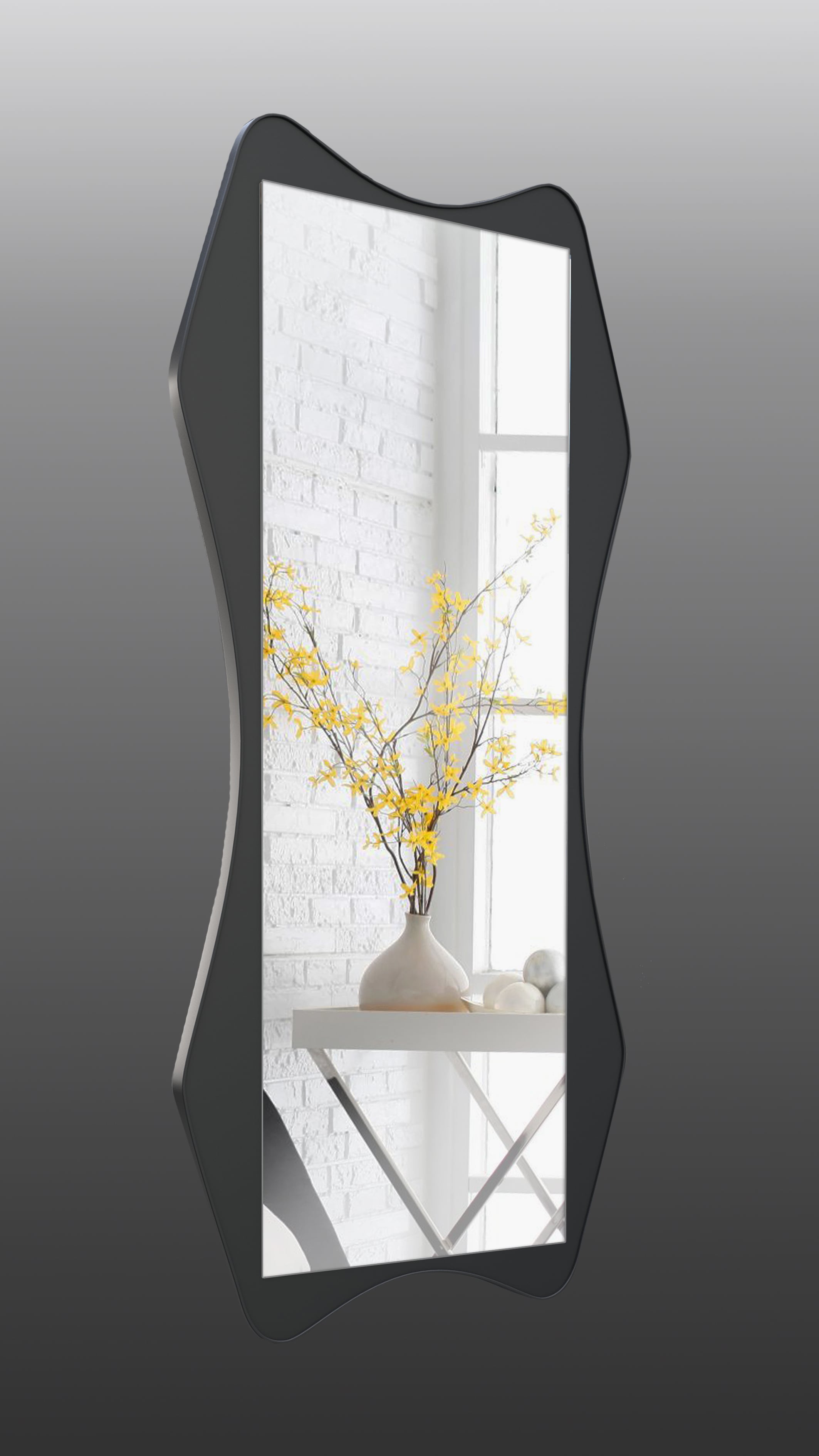 Зеркало настенное Art-Com 1300х600 мм Черный (ZR 5)