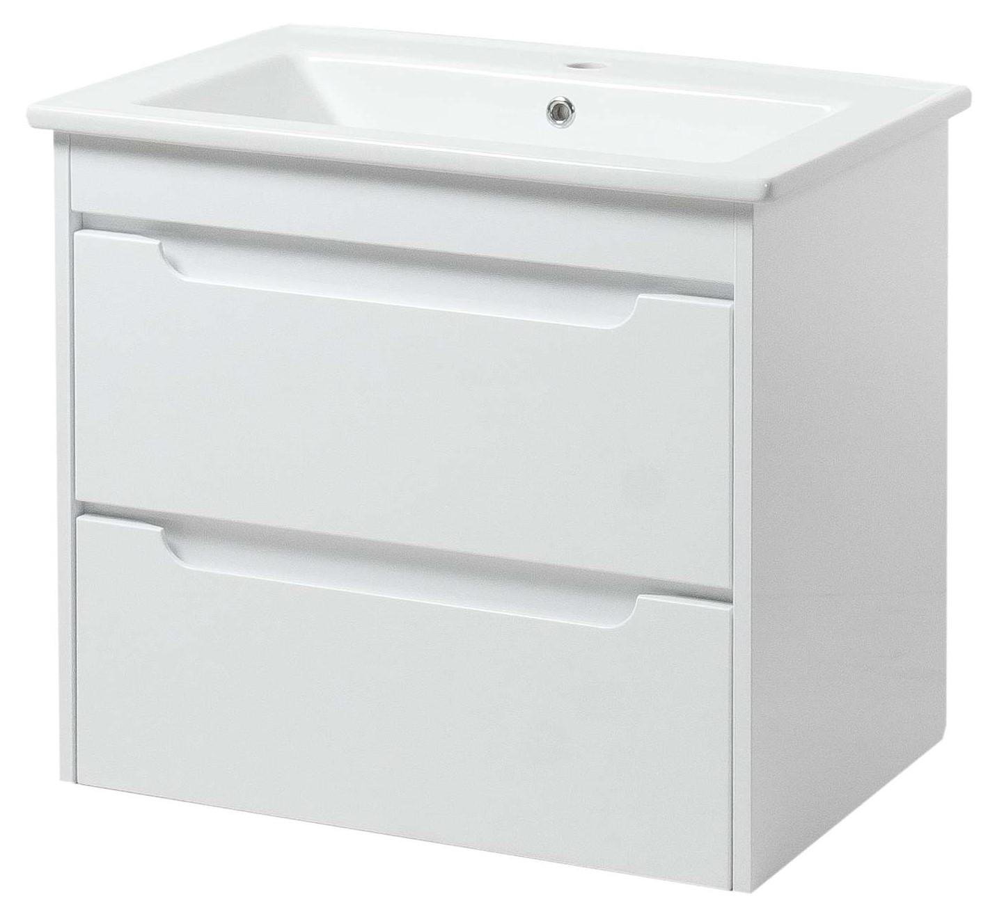 Тумба ЮВВИС Valencia ТП-2 Д 70 см с умывальником Vesta White (14770157)