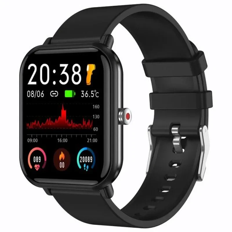 Смарт-годинник Fitness Tracker F2S AIX з тонометром 44 мм 5 АТМ Чорний (1665699106)