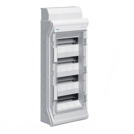 Щит накладной Hager Vector VE412DN IP65 на 48 модулей 4-рядный (27801883)