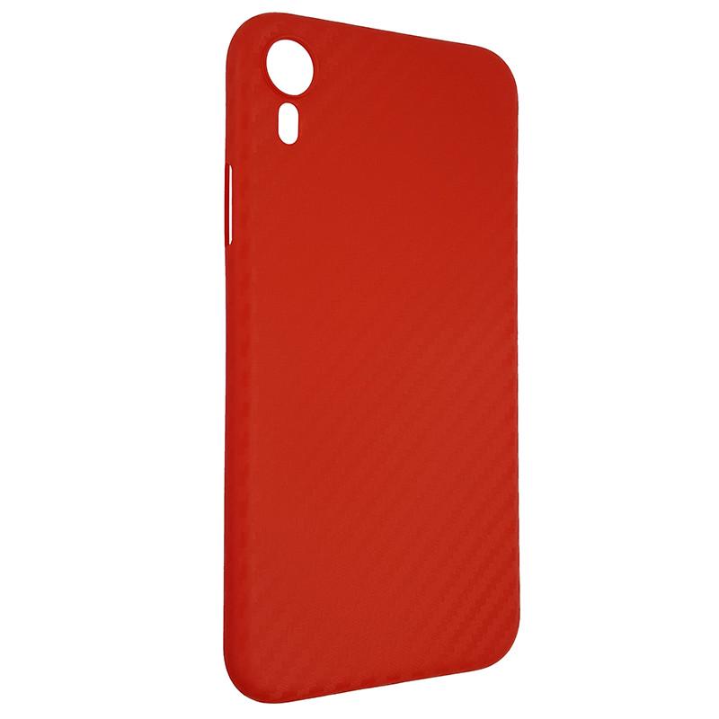 Чехол Anyland Carbon Ultra thin для Apple iPhone XR Red (29caa1-3102)