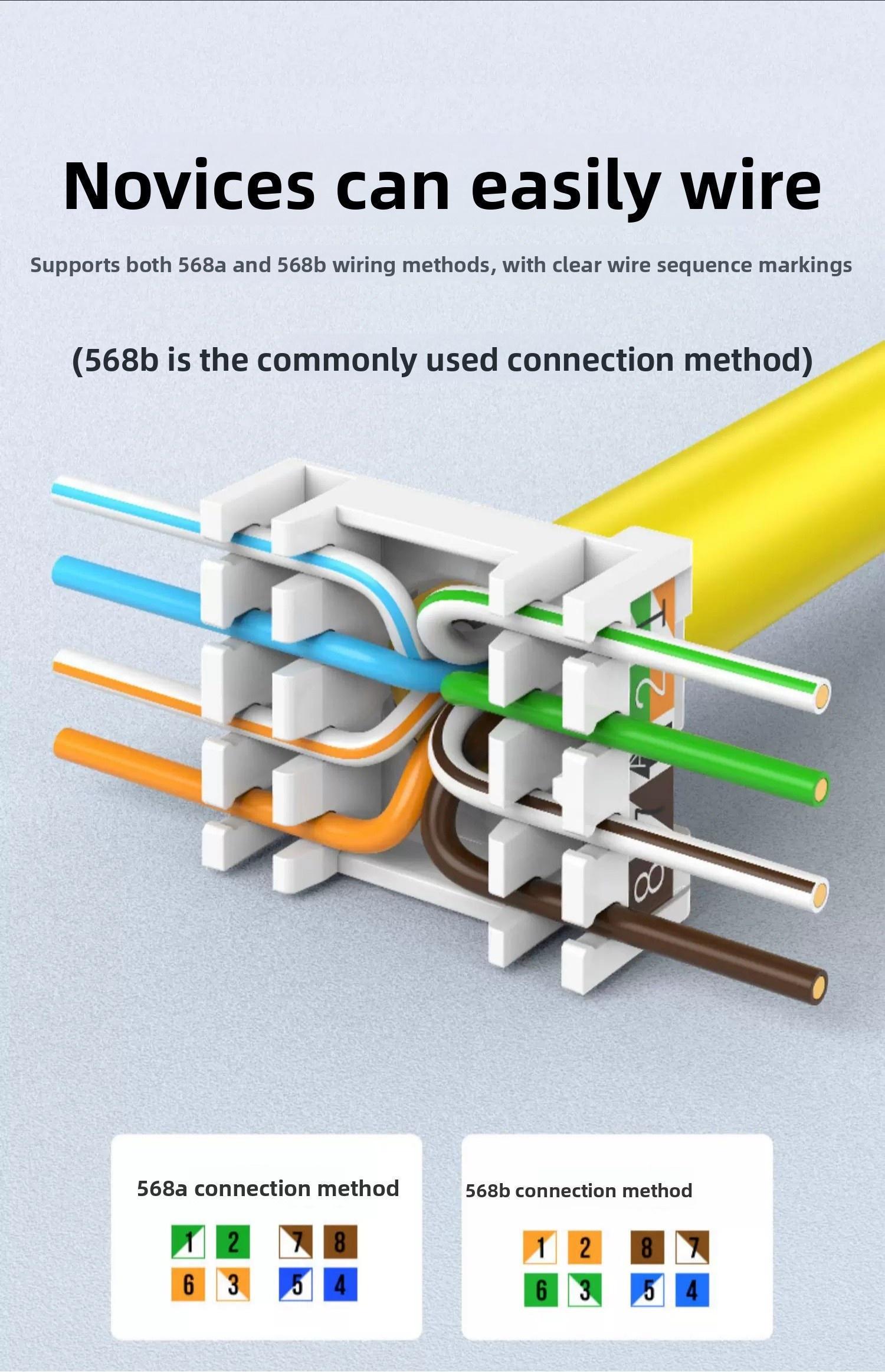 Модуль Ugreen RJ45 CAT.7 Keystone 180° 10 гбіт/с Срібний (29657169) - фото 3 Модуль Ugreen RJ45 CAT.7 Keystone 180° 10 гбіт/с Срібний (29657169) - фото 3