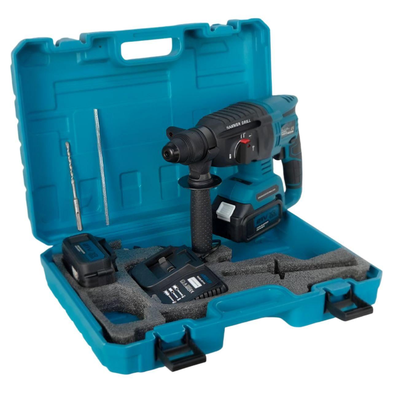 Перфоратор аккумуляторный ASSUR ASR509/МК 21V 2 АКБ 3000 mAh в кейсе (33356194) Перфоратор аккумуляторный ASSUR ASR509/МК 21V 2 АКБ 3000 mAh в кейсе (33356194)