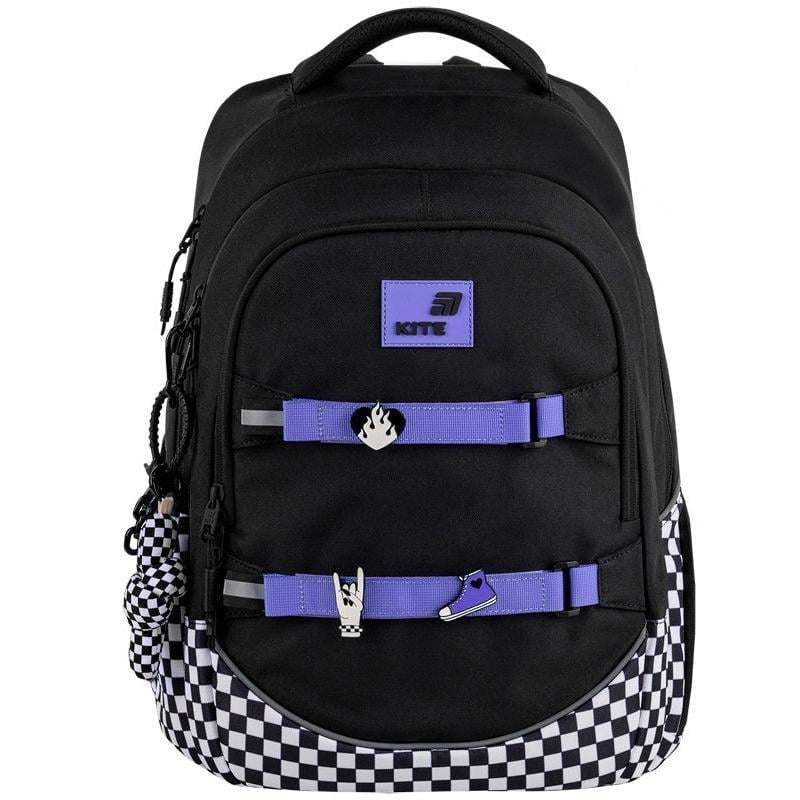Рюкзак KITE Education teens Driving Mood 44x30x21 см 19,5л Черный (K26-727L)