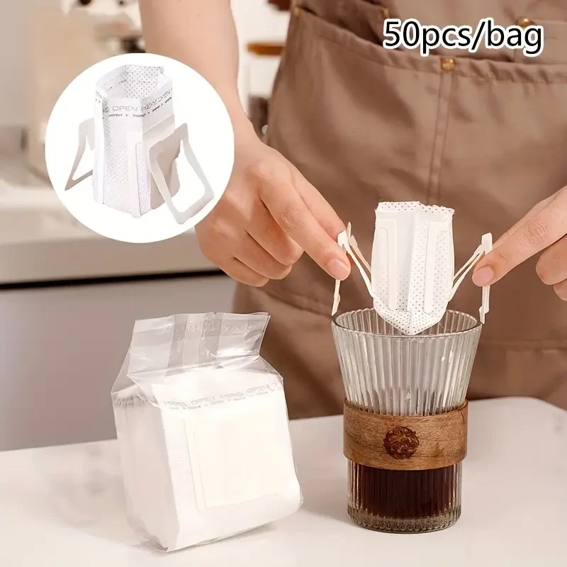 Дріп пакет з нетканого матеріалу для заварювання кави 50 шт. (2666466170) - фото 2