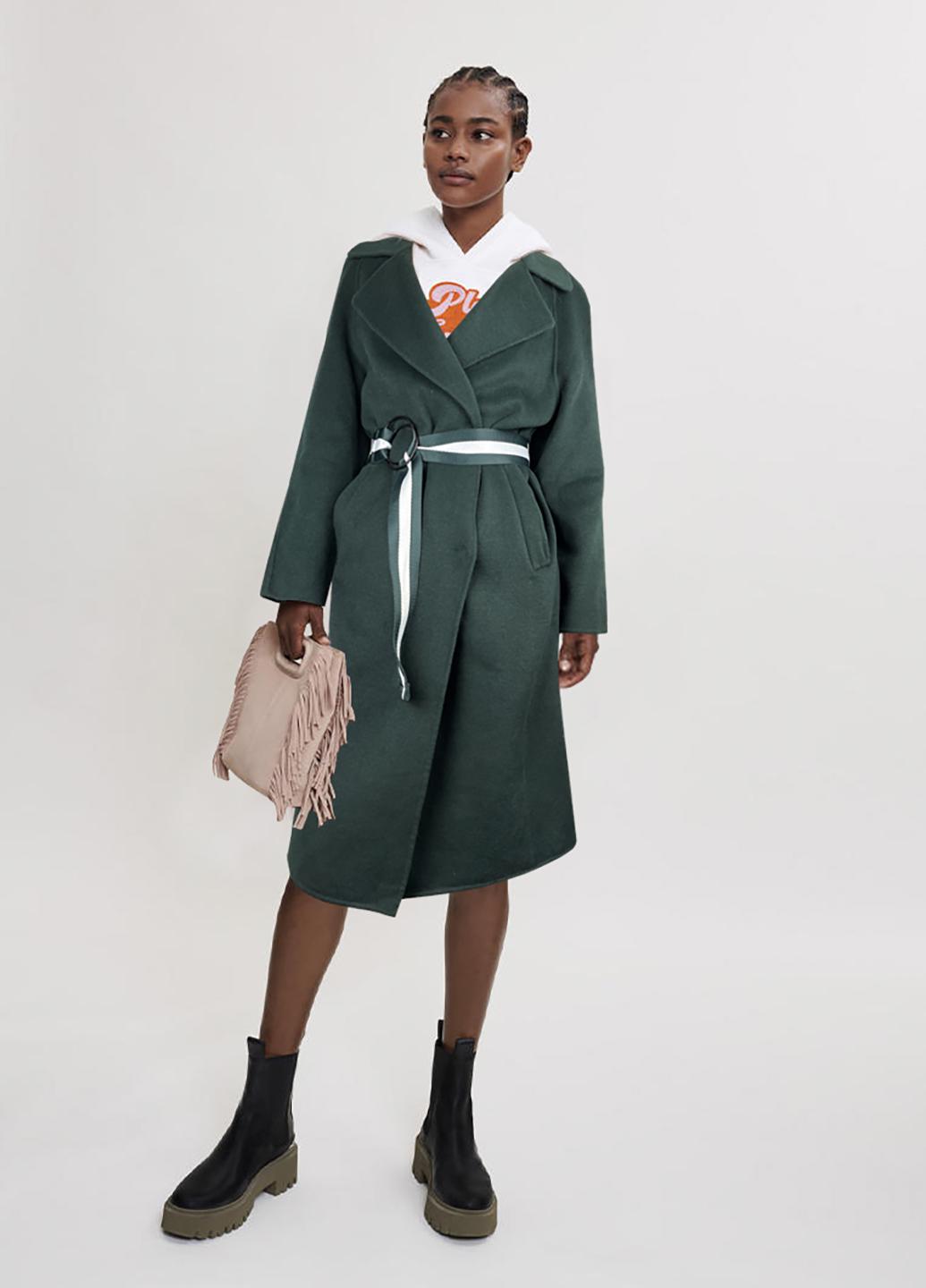 Пальто ONLY М Темно-зеленый (17012022b50)